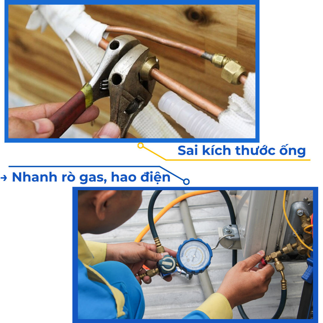 Thi công ống đồng máy lạnh chuyên nghiệp